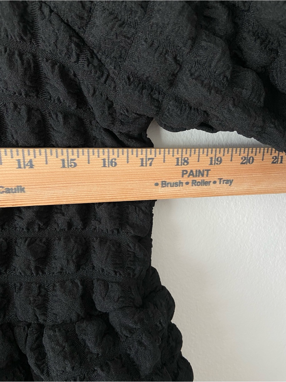 Simply Southern Black Textured Long Sleeve Tiered Dress Size M - Picture 8 of 10